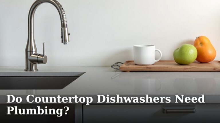 Do Countertop Dishwashers Need Plumbing?
