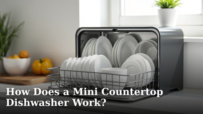 How Does a Mini Countertop Dishwasher Work?