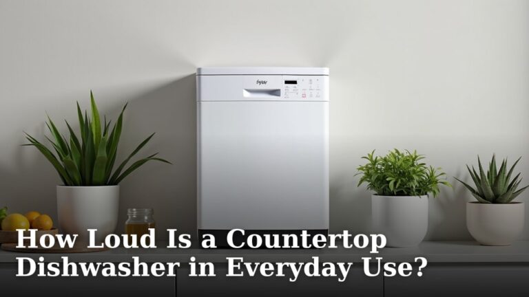 How Loud Is a Countertop Dishwasher in Everyday Use?