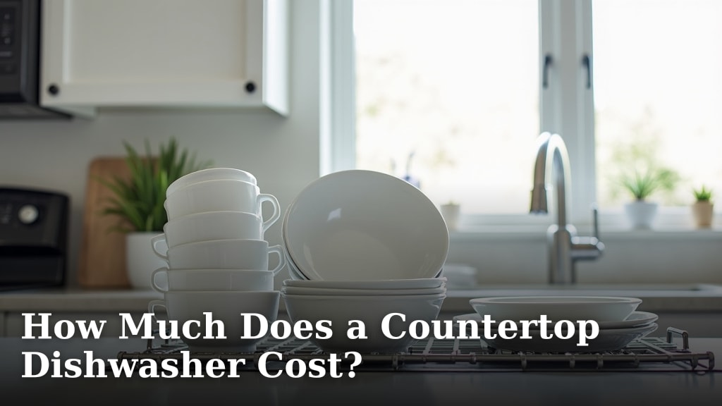 How Much Does a Countertop Dishwasher Cost?