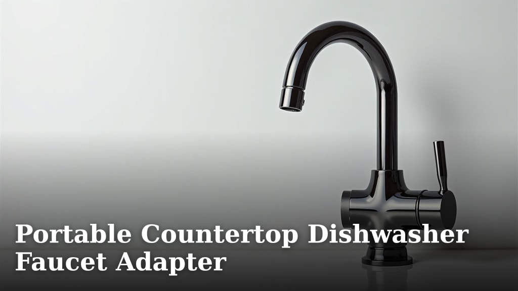 Portable Countertop Dishwasher Faucet Adapter