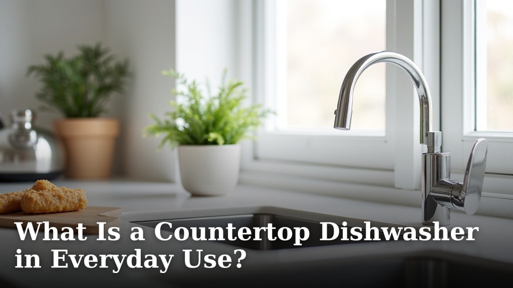 What Is a Countertop Dishwasher in Everyday Use?