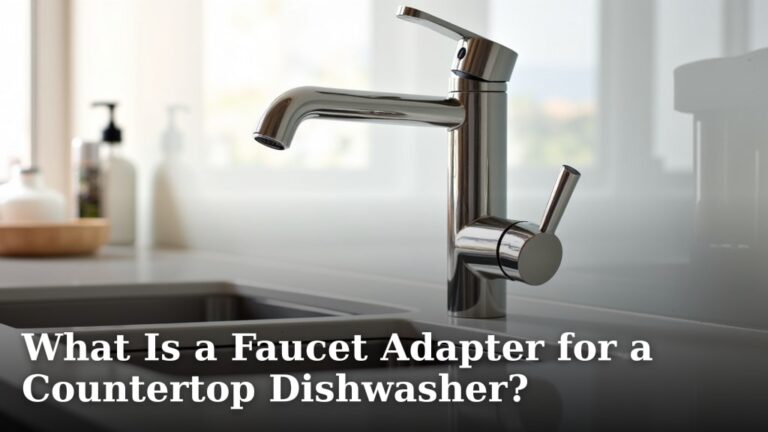 What Is a Faucet Adapter for a Countertop Dishwasher?