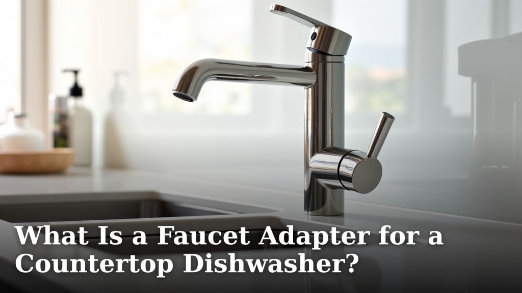 What Is a Faucet Adapter for a Countertop Dishwasher?