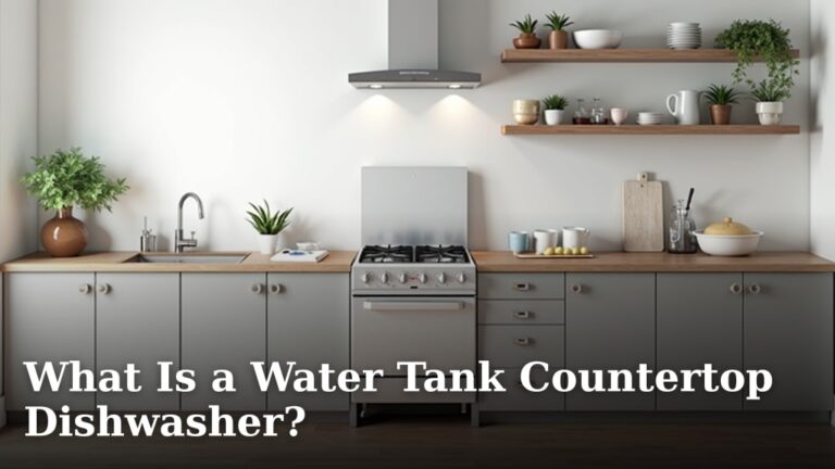 What Is a Water Tank Countertop Dishwasher?