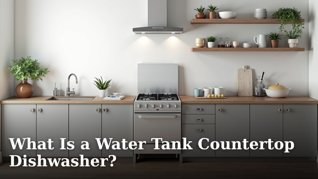 What Is a Water Tank Countertop Dishwasher?